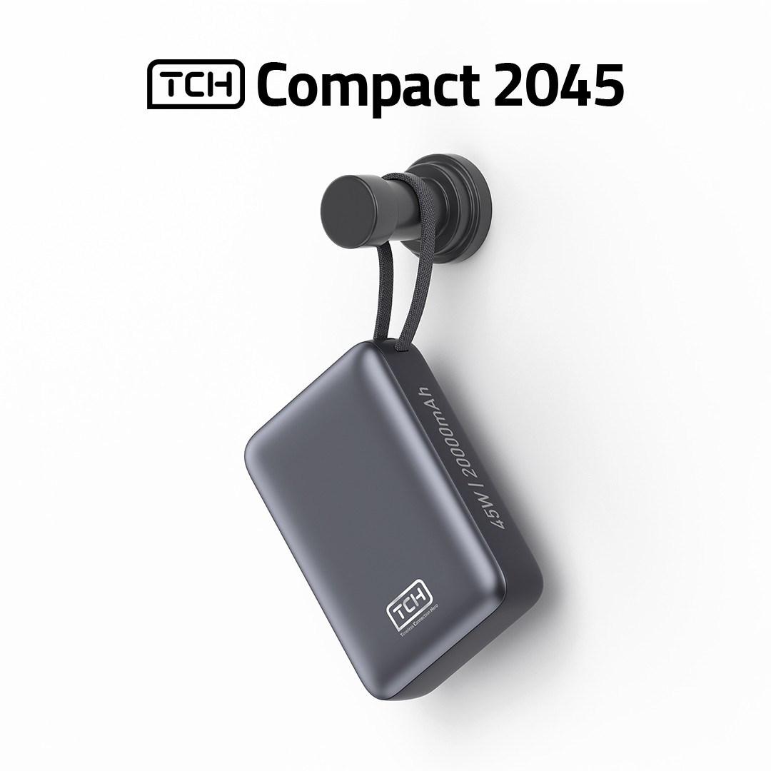 پاوربانک تی سی اچ Compact 2045 توان 45 وات و ظرفیت 20000 میلی آمپر ساعت