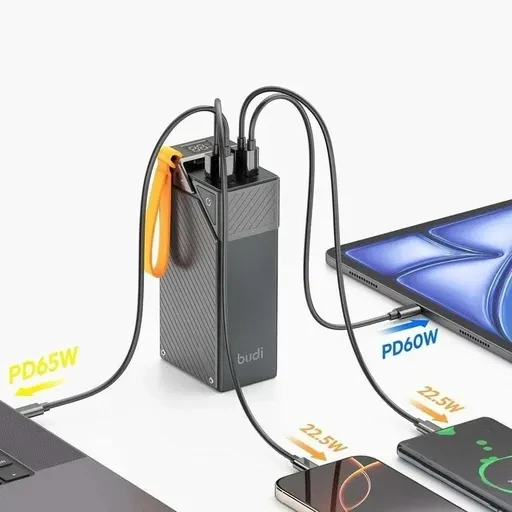 پاوربانک بودی PB810B توان 65 وات ظرفیت 30000 میلی آمپر ساعت