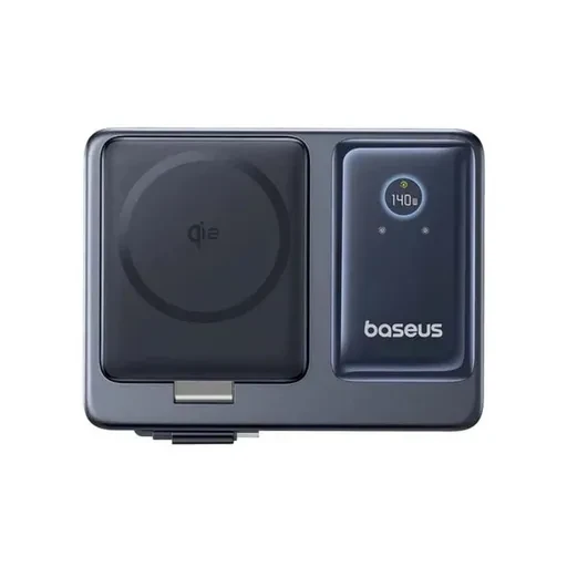 شارژر رومیزی باسئوس Nomos 5in1 Qi2 توان 140 وات