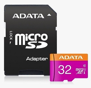کارت حافظه microSDXC ای دیتا V10 R80W25 کلاس 10 استاندارد UHS-I U1 ظرفیت 32 گیگابایت به همراه آداپتور SD