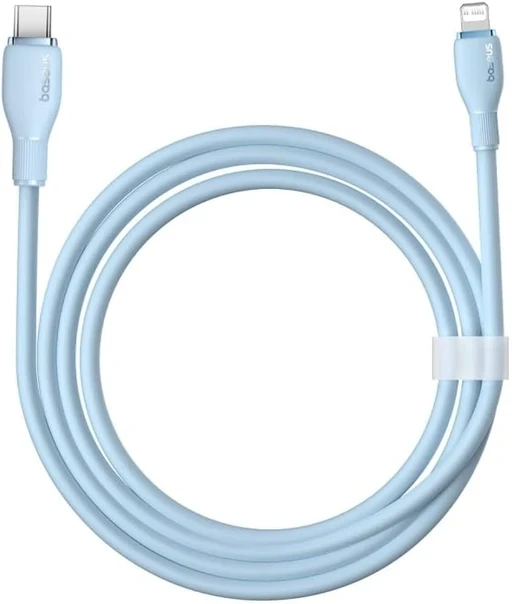 کابل تبدیل Type-C به لایتنینگ باسئوس مدل Baseus Pudding Series Fast Charging Cable 20W طول 2 متر