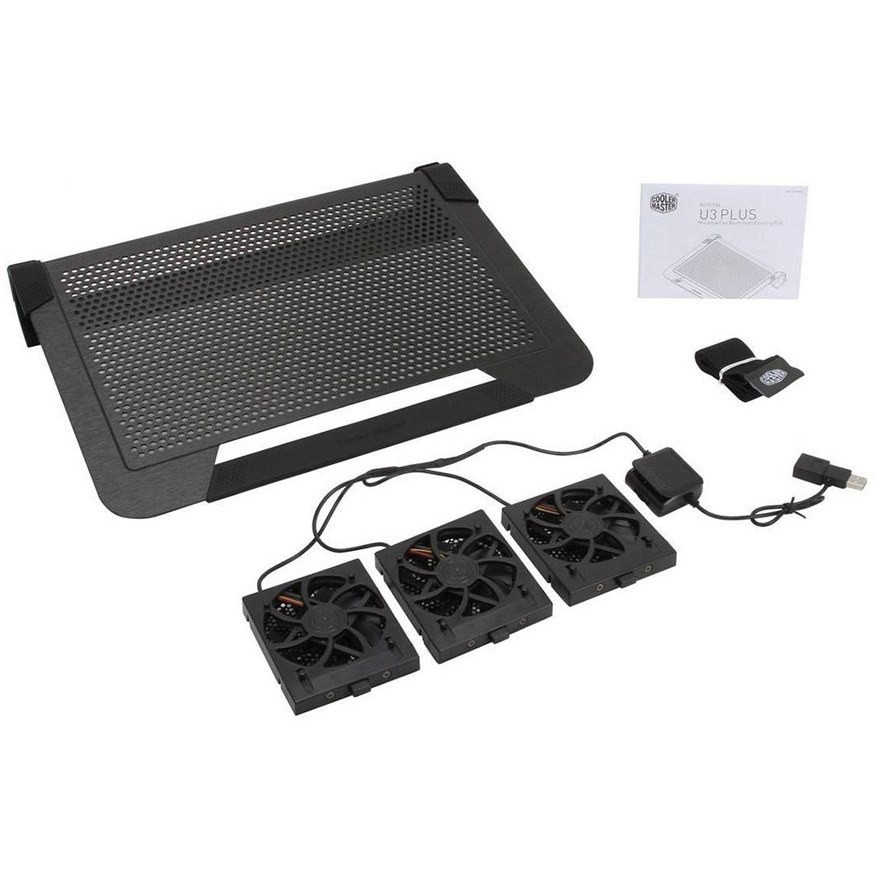 پایه خنک کننده لپ تاپ کولر مستر مدل Cooler Master Notepal U3 Plus R9-NBC-U3PK-GP