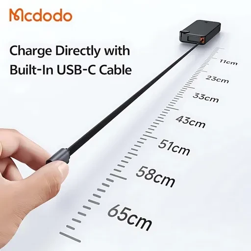 پاوربانک مک دودو MC-3870 توان 30 وات و ظرفیت 10000 میلی آمپر ساعت