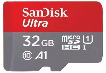 کارت حافظه microSDXC سن دیسک مدل Ultra A1 کلاس 10 استاندارد UHS-I ظرفیت 32 گیگابایت