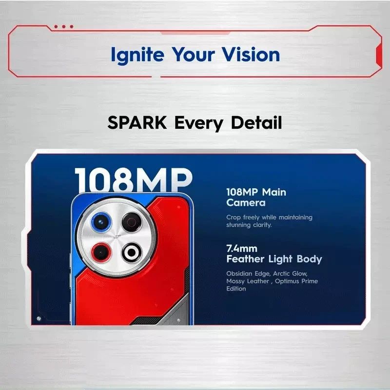 گوشی موبایل تکنو Spark 30 Pro Optimus Prime Limited Edition دو سیم کارت ظرفیت 256 گیگابایت رم 8 گیگابایت