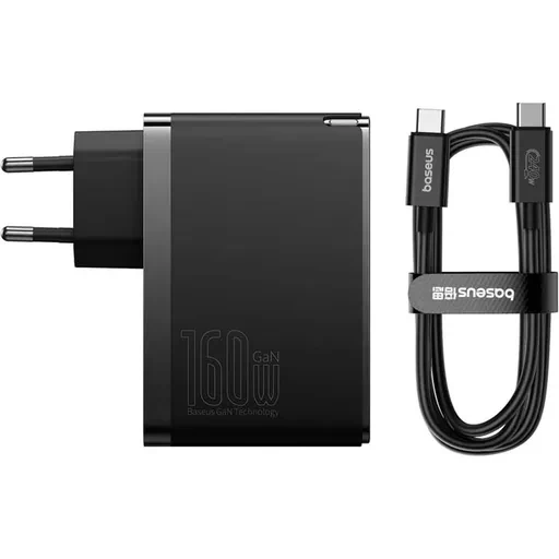 شارژر دیواری باسئوس GaN5 Pro توان 160 وات