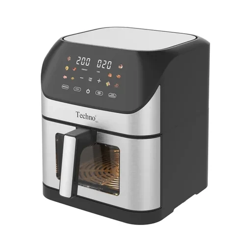 سرخ کن بدون روغن تکنو مدل TE-555 ظرفیت 8 لیتر