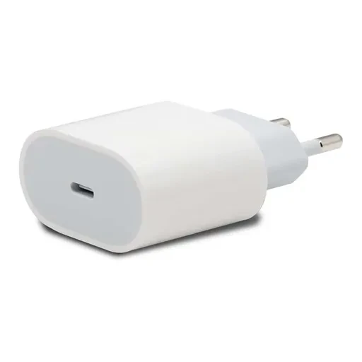 شارژر دیواری اپل A2347 توان 20 وات دو پین پارت نامبر ZM/A