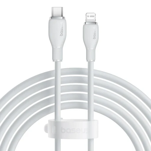 کابل تبدیل Type-C به لایتنینگ باسئوس مدل Baseus Pudding Series Fast Charging Cable 20W طول 2 متر