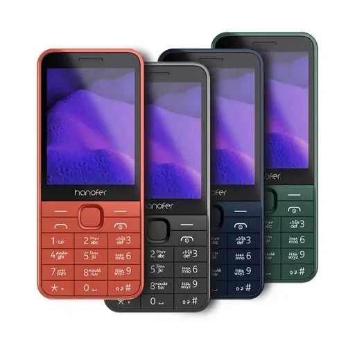 گوشی موبایل هانوفر N235 2024 دو سیم کارت ظرفیت 32 مگابایت و رم 32 مگابایت