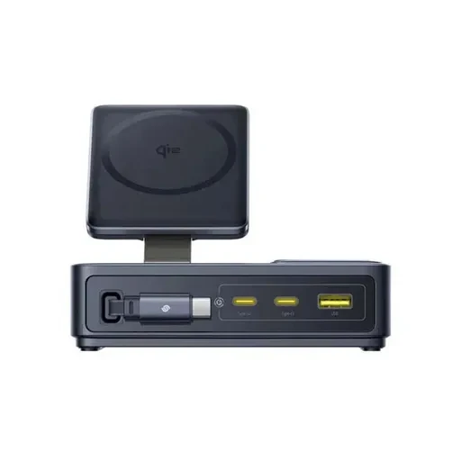 شارژر رومیزی باسئوس Nomos 5in1 Qi2 توان 140 وات