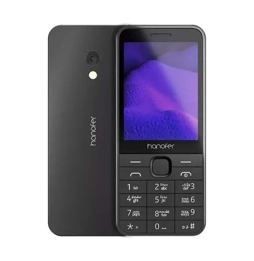 گوشی موبایل هانوفر N235 2024 دو سیم کارت ظرفیت 32 مگابایت و رم 32 مگابایت