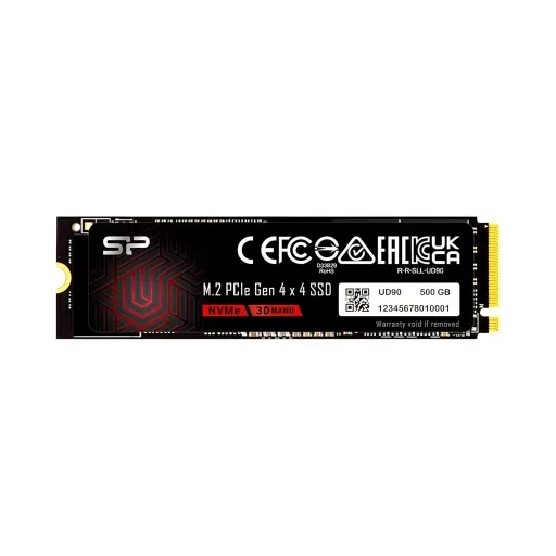 حافظه اس اس دی اینترنال سیلیکون پاور مدل UD90 ظرفیت 500 گیگابایت رابط NVMe فرم فکتور M.2