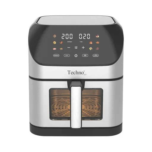 سرخ کن بدون روغن تکنو مدل TE-555 ظرفیت 8 لیتر