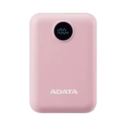 تصویر پاوربانک ای دیتا 20 وات مدل Adata C100 Digital Display ظرفیت 10000 میلی آمپر 