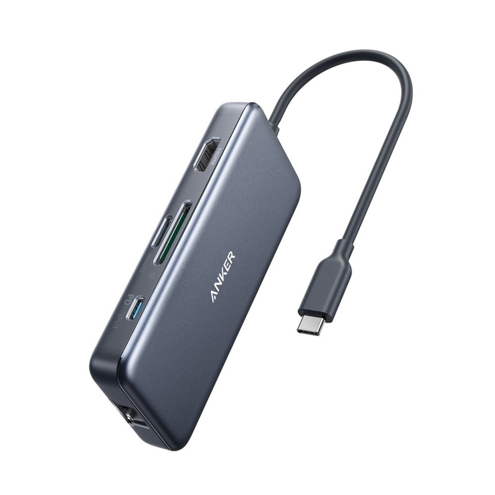 هاب ۷ پورت انکر Anker Premium A8352 با کابل USB-C