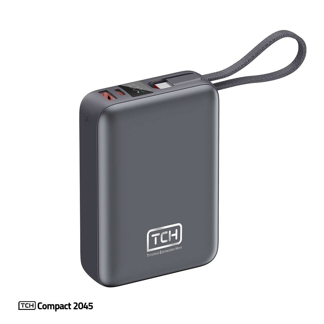 پاوربانک تی سی اچ Compact 2045 توان 45 وات و ظرفیت 20000 میلی آمپر ساعت