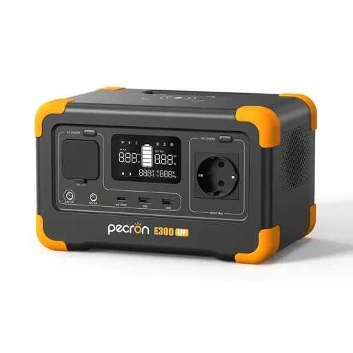 پاور استیشن پکرون E300 LFP توان 600 وات ظرفیت 15000 میلی آمپر ساعت