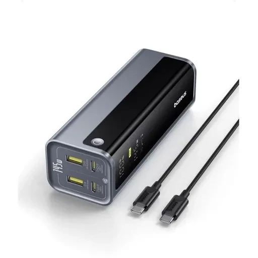 پاوربانک باسئوس EnerGeek GP12 توان 145 وات ظرفیت 20800 میلی آمپر ساعت