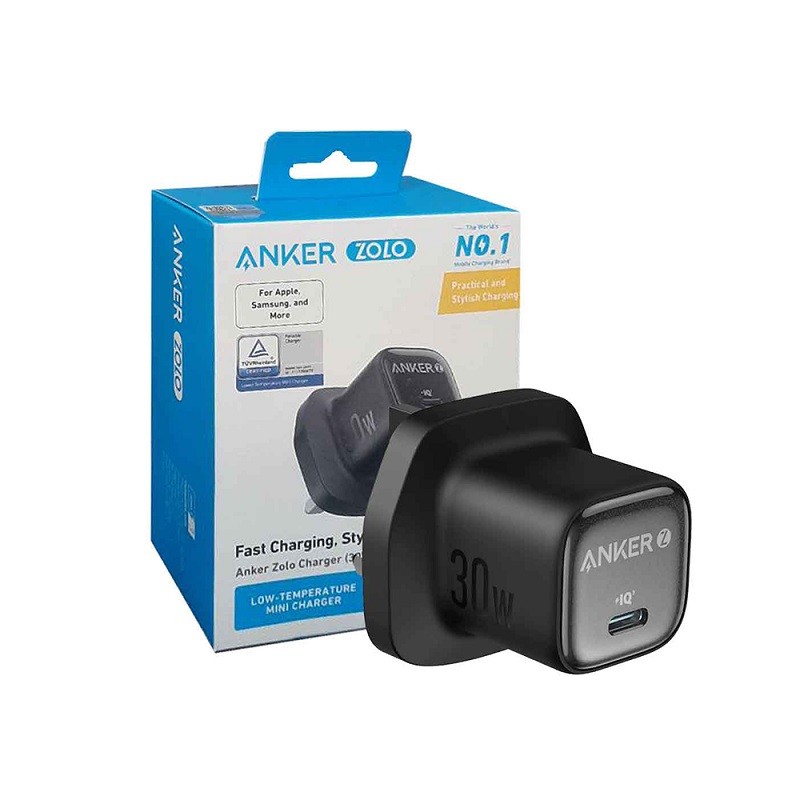 شارژر دیواری انکر A2698K11 Zolo Charger توان 30 وات سه پین