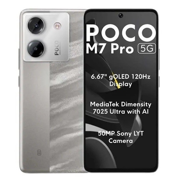 گوشی موبایل شیائومی مدل Poco M7 Pro 5G دوسیم کارت ظرفیت 256 گیگابایت و رم 12 گیگابایت