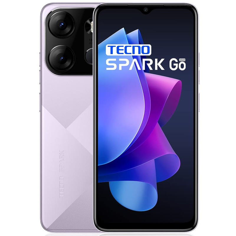 گوشی موبایل تکنو Spark Go 2023 دو سیم کارت ظرفیت 64 گیگابایت و رم 4 گیگابایت