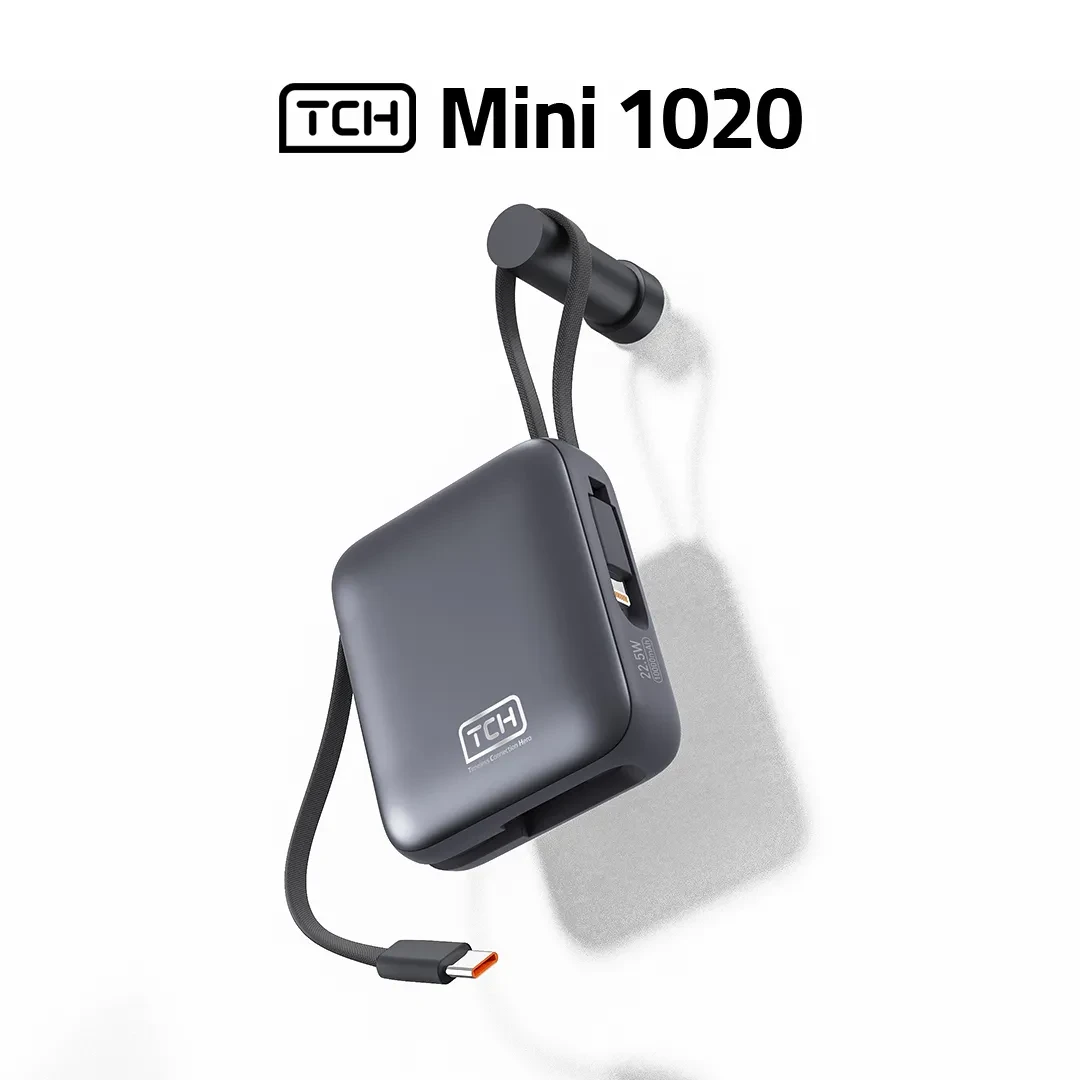 پاوربانک تی سی اچ Mini 1020 توان 22.5 وات و ظرفیت 10000 میلی‌آمپر ساعت