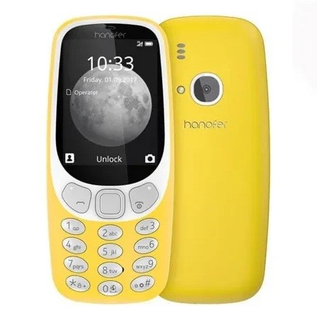 گوشی موبایل هانوفر 3310 دو سیم کارت ظرفیت 24 مگابایت و رم 32 مگابایت