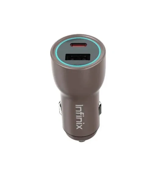 پایه نگهدارنده موبایل و شارژر بی سیم اینفینیکس Wireless Charger XMC02 Car به همراه شارژر فندکی