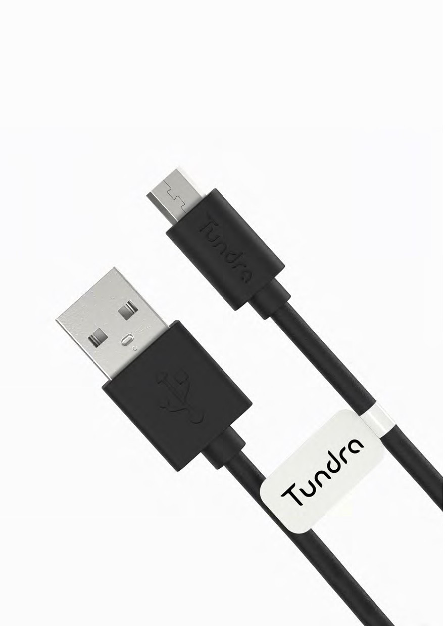 کابل تبدیل USB به microUSB تاندرا Tundra T10A-U150 2.1mAh با طول 1.5 متر