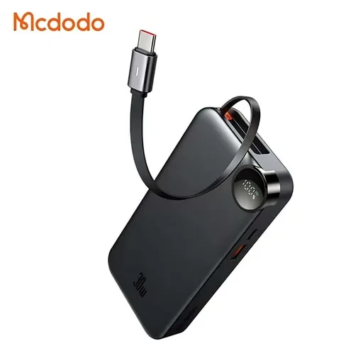 پاوربانک مک دودو MC-3870 توان 30 وات و ظرفیت 10000 میلی آمپر ساعت