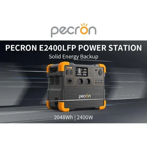 پاور استیشن پکرون E2400 LFP توان 2400 وات ظرفیت 40000 میلی آمپر ساعت