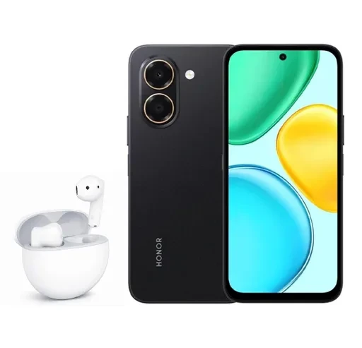 گوشی موبایل آنر X7e ظرفیت 256 گیگابایت و رم 6 گیگابایت - به همراه هدیه هندزفری بلوتوثی آنر Earbuds X7E Active