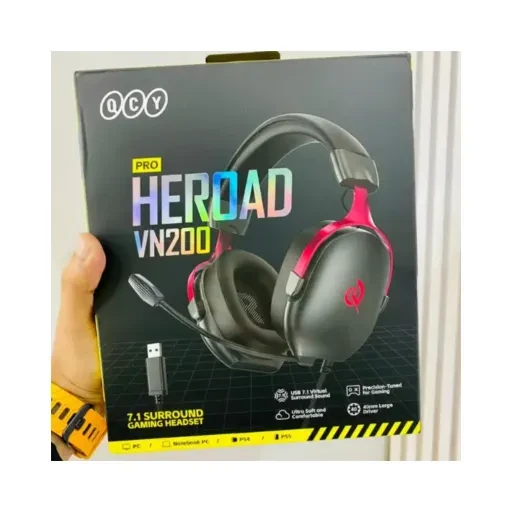 هدست گیمینگ سیمی کیو سی وای HEROAD VN200 Pro H7GM