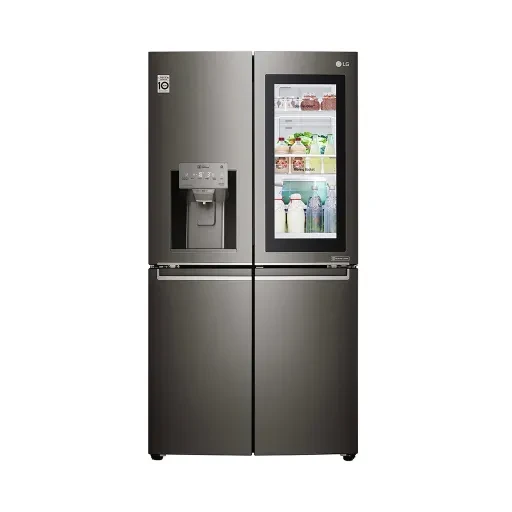 یخچال فریزر ساید بای ساید اینستاویو ال جی GR-X24FMKBL X24 ظرفیت 705 لیتر - کره