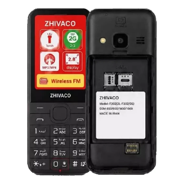 گوشی موبایل ژیواکو F302 دو سیم کارت